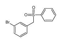 1-(benzenesulfonylmethyl)-3-bromobenzene结构式