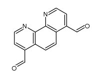 1,10-phenanthroline-4,7-dicarboxaldehyde structure