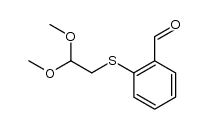 1,1-dimethoxy-2-(2-formylthiophenoxy)ethane结构式
