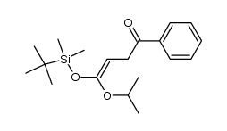 4-((tert-butyldimethylsilyl)oxy)-4-isopropoxy-1-phenylbut-3-en-1-one Structure
