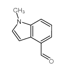 1-Methyl-1H-indole-4-carbaldehyde Structure