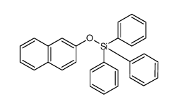 (naphthalen-2-yloxy)triphenylsilane Structure