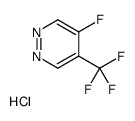 2-氯-5-氟-4-三氟甲基吡啶结构式