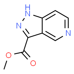 1H-吡唑并[4,3-c]吡啶-3-羧酸甲酯结构式
