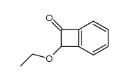 2-ethoxy-1(2H)-benzocyclobutenone结构式