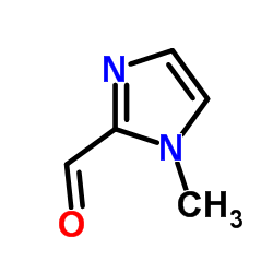 1-Methyl-2-imidazolecarboxaldehyde Structure