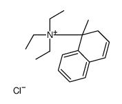 triethyl-(1-methyl-2H-naphthalen-1-yl)azanium,chloride结构式