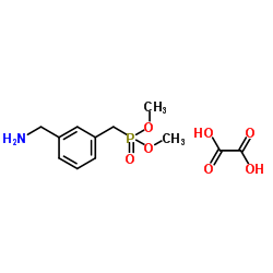 Dimethyl [3-(aminomethyl)benzyl]phosphonate ethanedioate (1:1) Structure