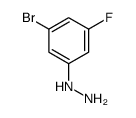 (3-Bromo-5-fluorophenyl)hydrazine结构式