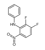 (2,3-Difluoro-6-nitro-phenyl)-phenylamine Structure