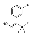 N-[1-(3-bromophenyl)-2,2,2-trifluoroethylidene]hydroxylamine Structure