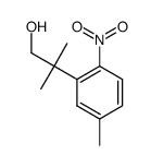 2-methyl-2-(5-methyl-2-nitrophenyl)propan-1-ol Structure