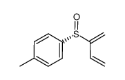 (+)-(R)-2-p-toluenesulfinyl-1,3-butadiene结构式