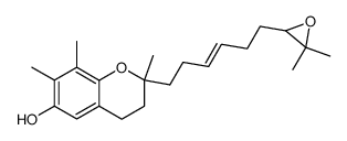 2-<6-(3,3-dimethyl-2-oxiranyl)-3-hexyl>-3,4-dihydro-2,7,8-trimethyl-2H-1-benzopyran-6-ol Structure
