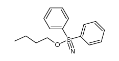 butyloxy(diphenyl)-λ6-sulfanenitrile Structure