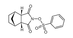2-benzenesulfonyloxy-(3ac,7ac)-hexahydro-4r,7c-methano-isoindole-1,3-dione Structure