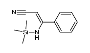 cis-trans-3-Trimethylsilylamino-cinnamonitril Structure