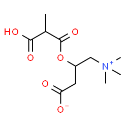 2-Methylmalonoyl carnitine structure