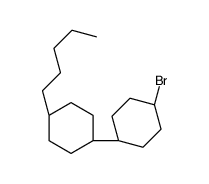 (1r,1's,4r,4'S)-4-Bromo-4'-pentyl-1,1'-bi(cyclohexyl) Structure