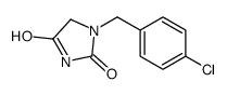 2,4-IMIDAZOLIDINEDIONE, 1-[(4-CHLOROPHENYL)METHYL]- Structure