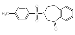 3-[(4-Methylphenyl)sulfonyl]-2,3,4,5-tetrahydro-1H-3-benzazepin-1-one Structure