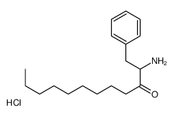 2-amino-1-phenyldodecan-3-one,hydrochloride结构式