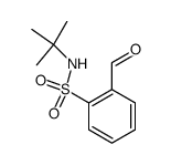 N-(tert-butyl)-2-formylbenzenesulfonamide结构式