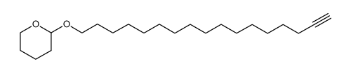 2-(heptadec-16-yn-1-yloxy)tetrahydro-2H-pyran Structure