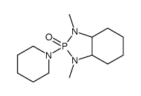 (3αR,7αR)-1,3-Dimethyl-2-(1-piperidinyl)octahydro-1H-1,3,2-benzodiazaphosphole 2-oxide结构式