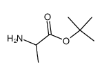 tert-butyl-2-aminopropanoate结构式