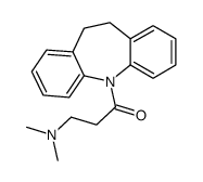 5-[3-(Dimethylamino)-1-oxopropyl]-10,11-dihydro-5H-dibenz[b,f]azepine结构式