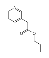 [3]pyridyl-acetic acid propyl ester Structure