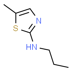 2-Thiazolamine,5-methyl-N-propyl- structure