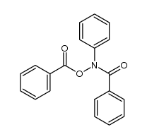 N,O-dibenzoyl-N-phenyl-hydroxylamine结构式