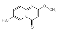 8-methoxy-3-methyl-1,7-diazabicyclo[4.4.0]deca-2,4,6,8-tetraen-10-one结构式