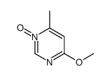 Pyrimidine, 4-methoxy-6-methyl-, 1-oxide (6CI,8CI,9CI)结构式