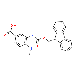 Fmoc-MeDbz-OH结构式