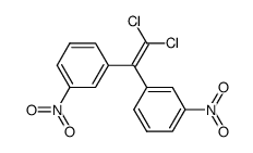 1,1-dichloro-2,2-bis-(3-nitro-phenyl)-ethene Structure