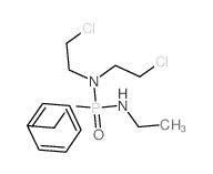 Phosphorodiamidic acid,N,N-bis(2-chloroethyl)-N'-ethyl-, benzyl ester (8CI) structure