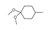 4-methylcyclohexanone dimethyl acetal Structure