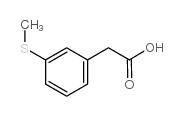 3-(Methylthio)phenyl acetic acid Structure