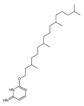 2-(3,7,11,15-tetramethylhexadecoxy)pyrimidin-4-amine结构式