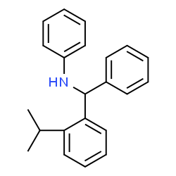 2-(1-Methylethyl)-N,α-diphenylbenzenemethanamine结构式