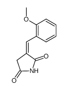 3-(2-methoxybenzylidene)pyrrolidin-2,5-dione结构式