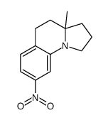 3a-Methyl-8-nitro-1,2,3,3a,4,5-hexahydro-pyrrolo[1,2-a]quinoline Structure