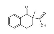 2-methyl-1-tetralone-2-carboxylic acid Structure