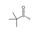 2-methyl-2-[(R)-methylsulfinyl]propane Structure