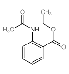 Benzoic acid,2-(acetylamino)-, ethyl ester结构式