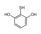 2-sulfanylbenzene-1,3-diol Structure