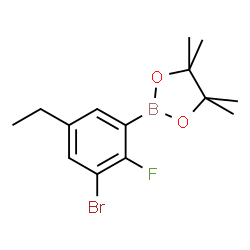 3-Bromo-5-ethyl-2-fluorophenylboronic acid pinacol ester picture